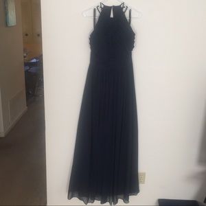 Navy blue Bill Levkoff dress